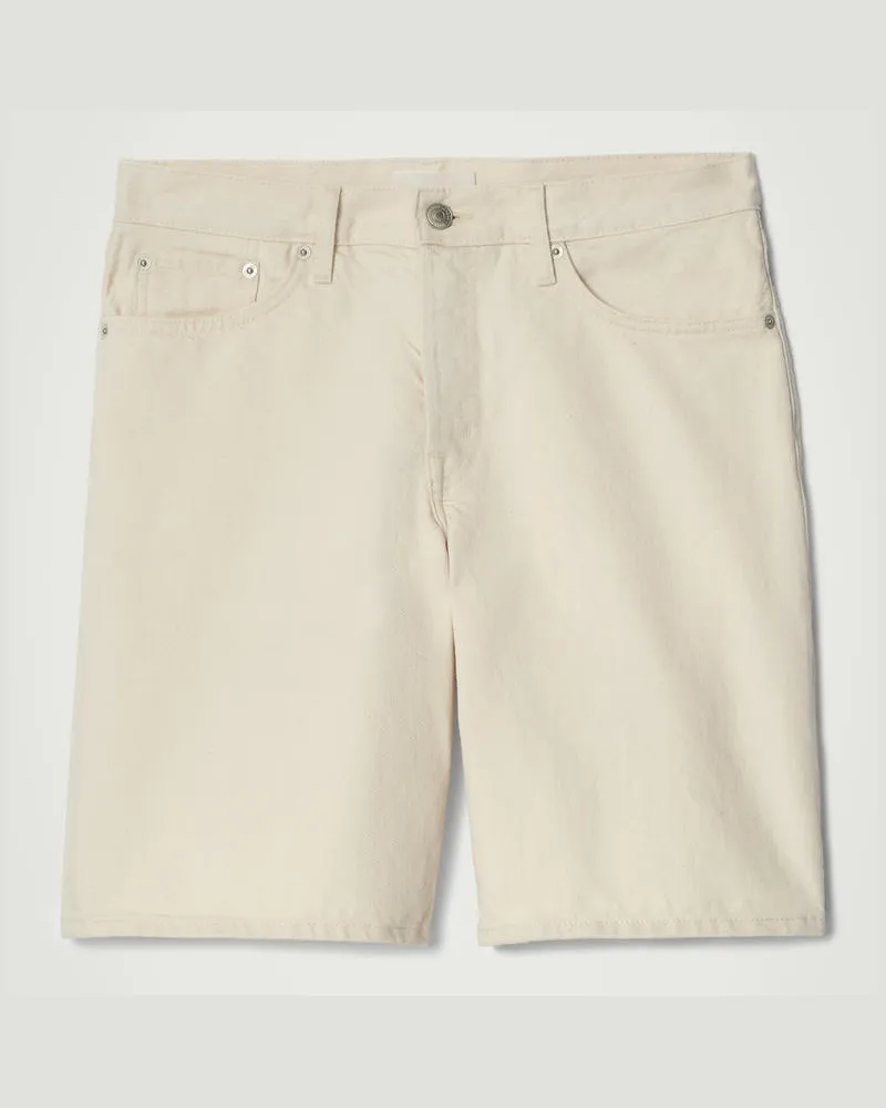 COS Jeansshorts Weiß