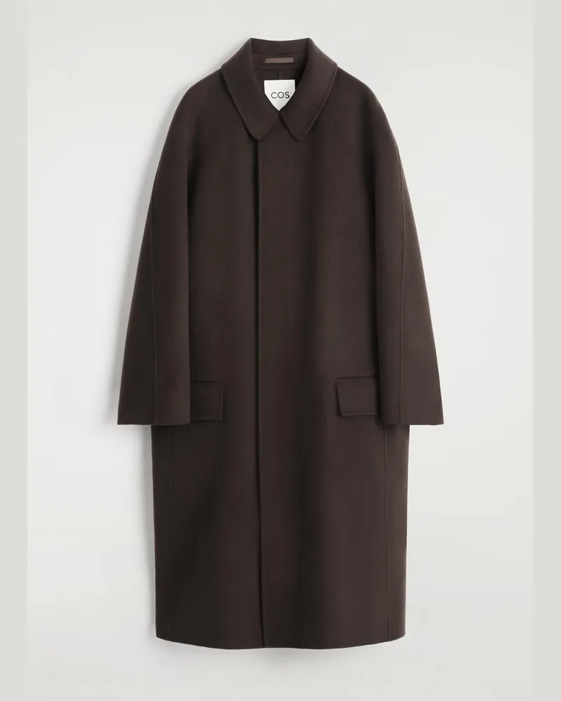 COS Car Coat Aus Doubleface-Wolle Braun