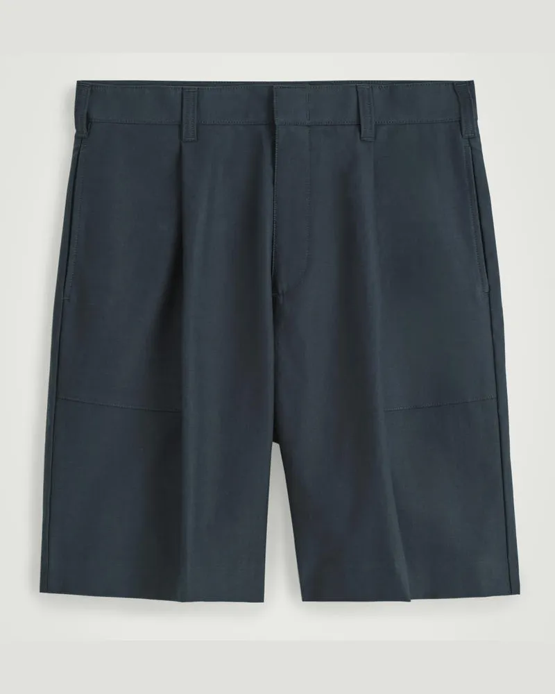 COS Chinoshorts Aus Baumwoll-Twill Blau