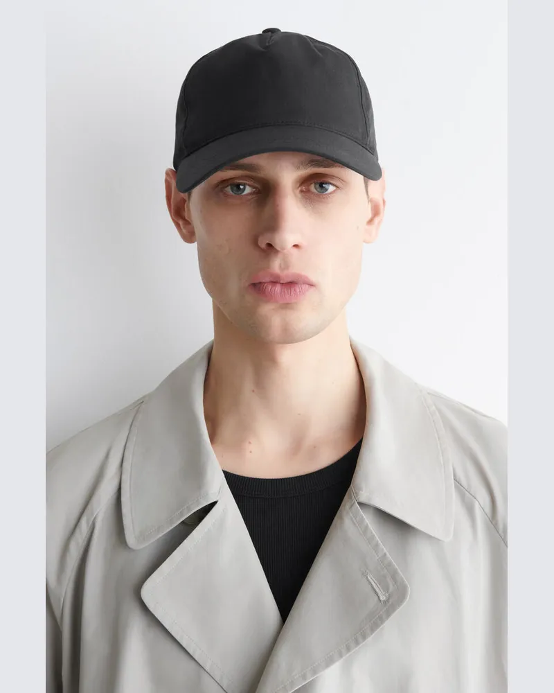 COS Basecap Aus Baumwoll-Twill Schwarz