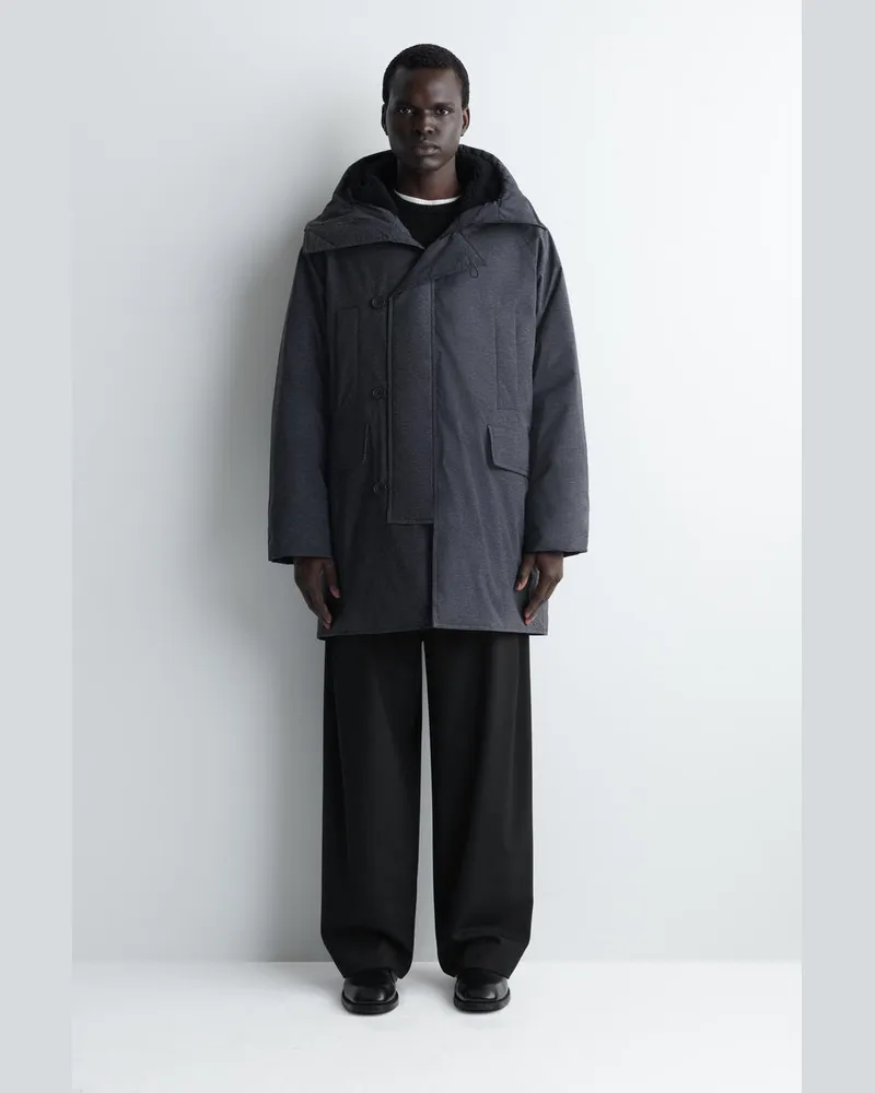 COS Parka Mit Kapuze Grau