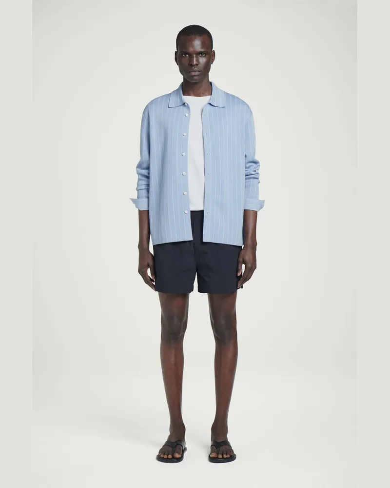 COS Faltbare Badeshorts Blau