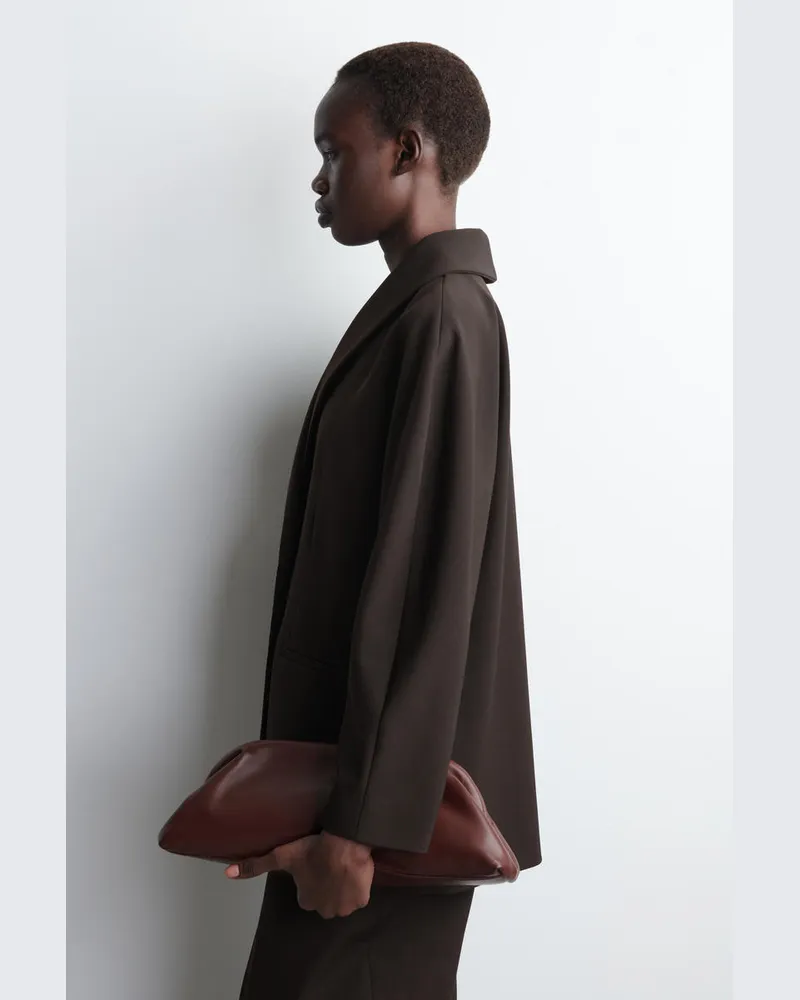 COS Ingot Clutch - Leder Rot