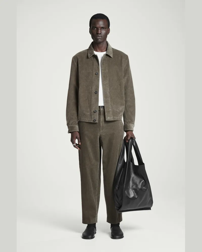 COS Cordhose Mit Weitem Bein Braun