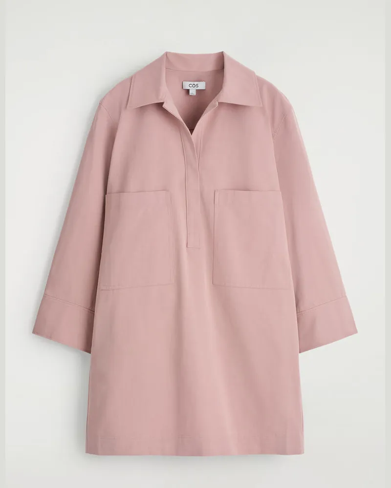 COS Utility-Hemdkleid In Minilänge Rosa