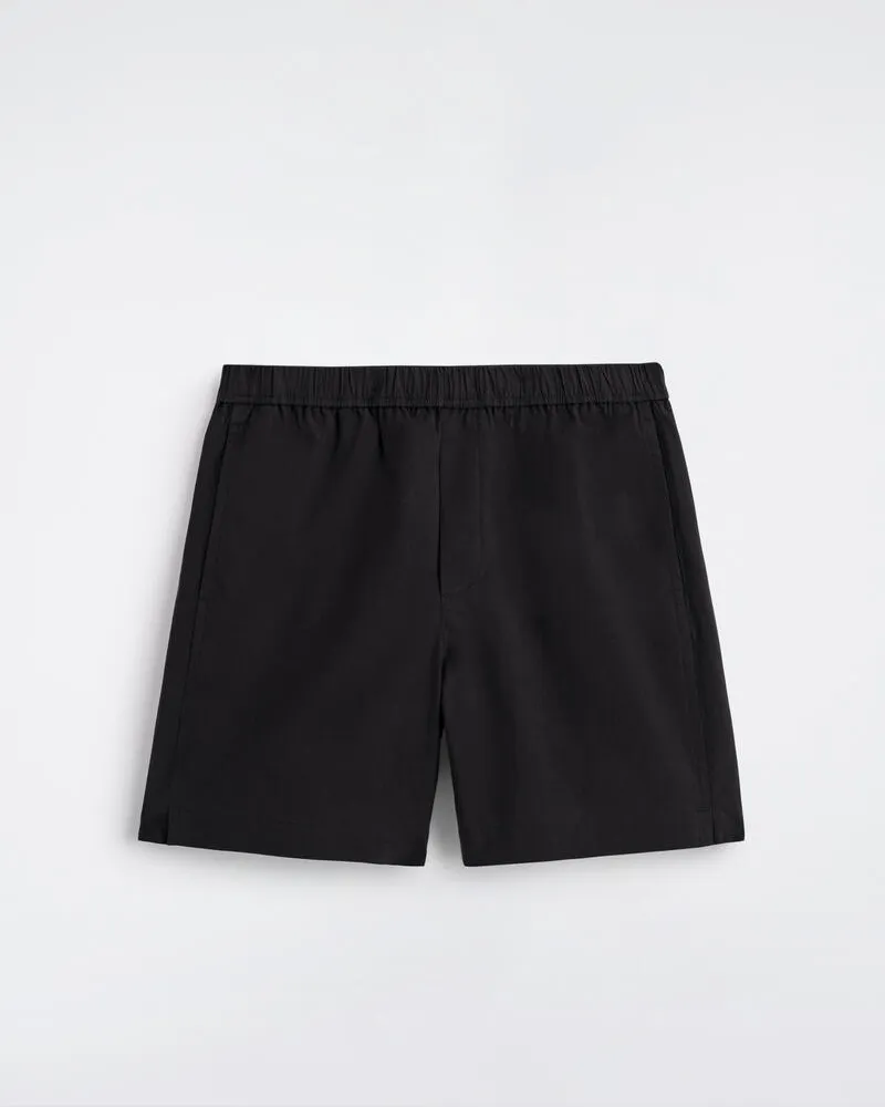 COS Shorts Aus Baumwolle Mit Elastischem Bund Schwarz
