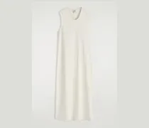 Midikleid Aus Baumwolle Mit Raffungen