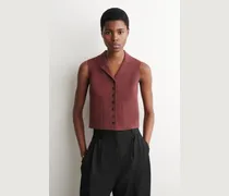 Bouclé-Strickweste