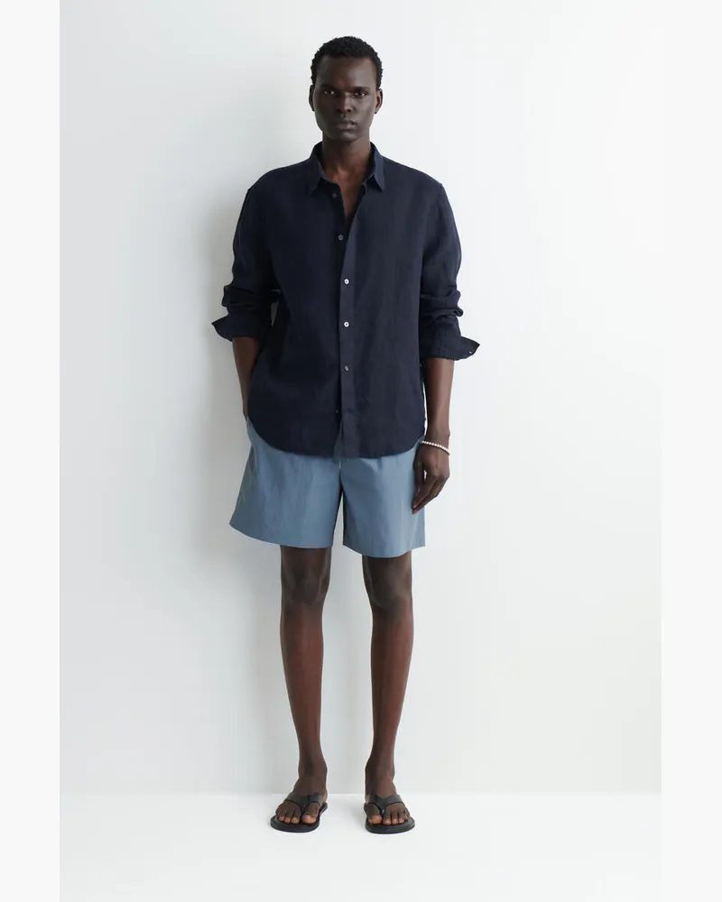 COS Badeshorts Aus Nylon Mit Kordelzugbund Blau