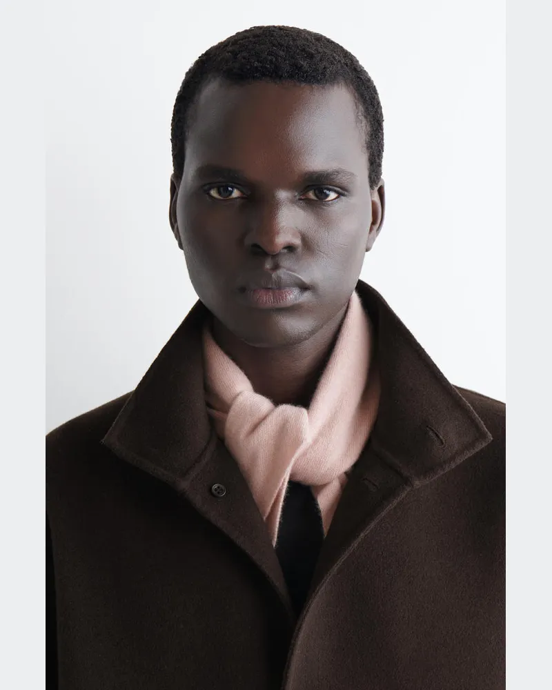 COS Dreieckstuch Aus Kaschmir Rosa