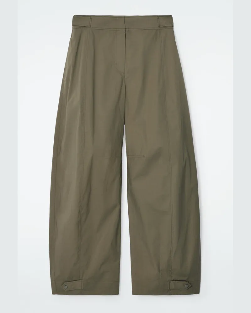COS Utility-Hose Mit Barrel-Bein Grün