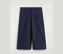 Elegante Culottes Aus Baumwoll-Twill