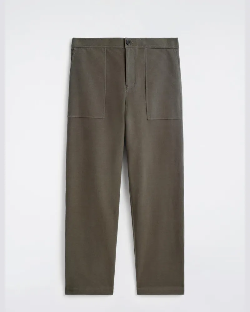 COS Utility-Hose Aus Baumwolle Mit Geradem Bein Grün