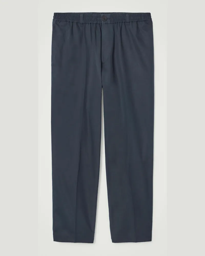 COS Hose Mit Schmal Zulaufendem Bein Blau
