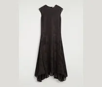 Midikleid Aus Animal-Jacquard