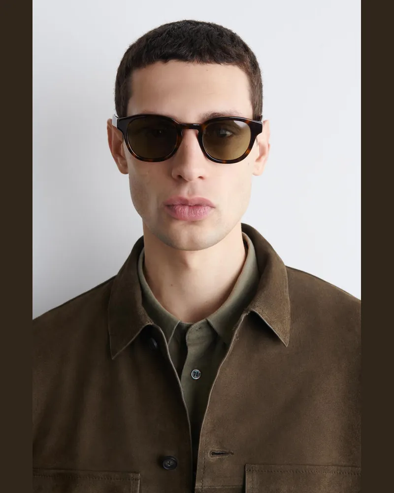 COS Sonnenbrille Mit D-Rahmen Braun