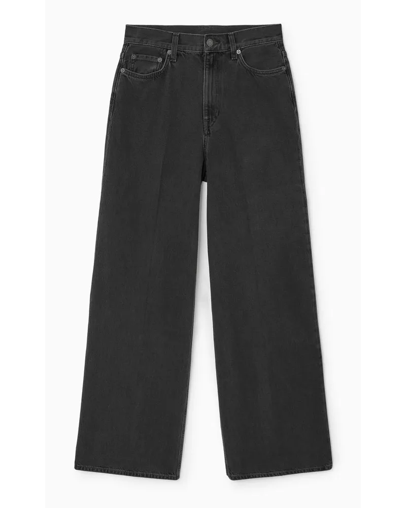 COS Tide Jeans - Weites Bein Schwarze