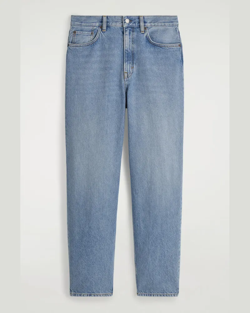 COS Arch Schmal Zulaufende Jeans Blau