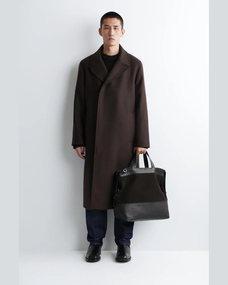 COS City Messenger Bag - Leder Braun