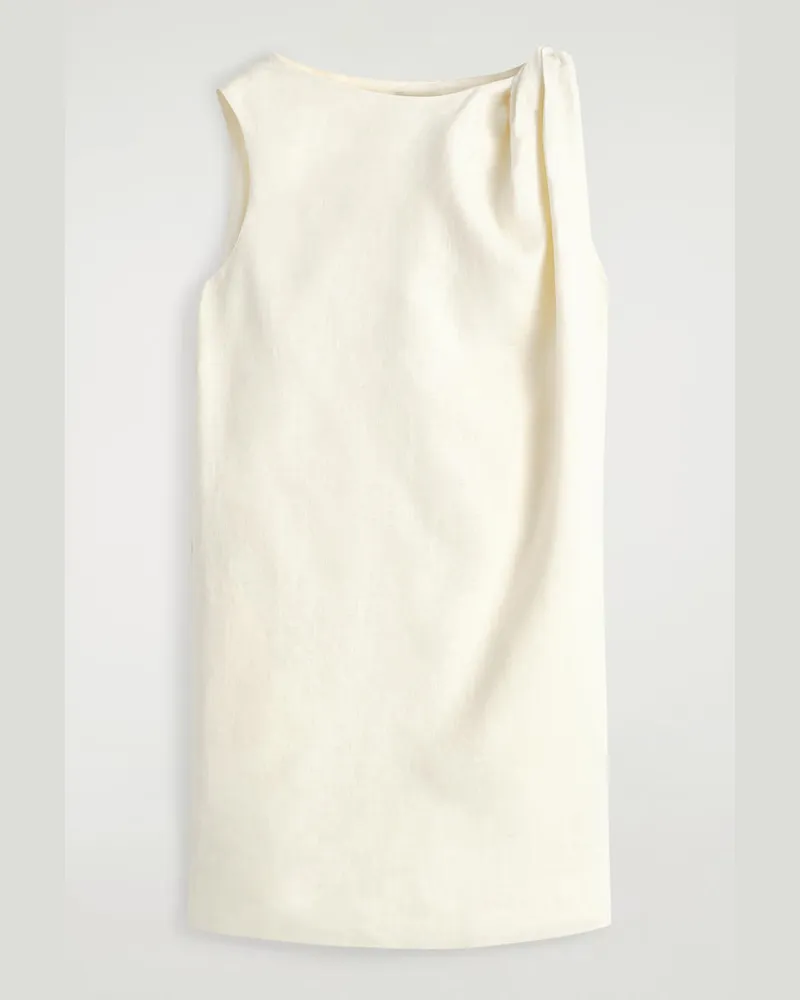 COS Minikleid Aus Leinen Mit Twist-Detail Gelb