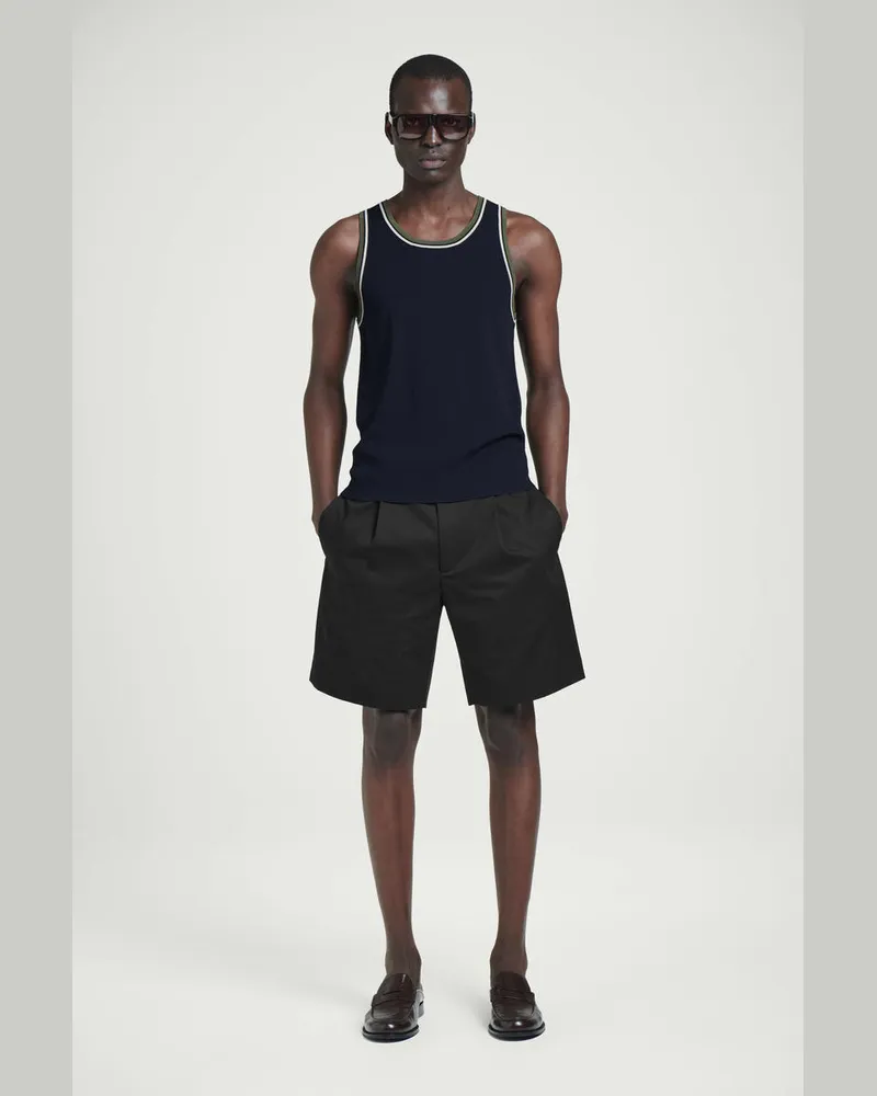 COS Elegante Chinoshorts Aus Baumwolle Schwarz