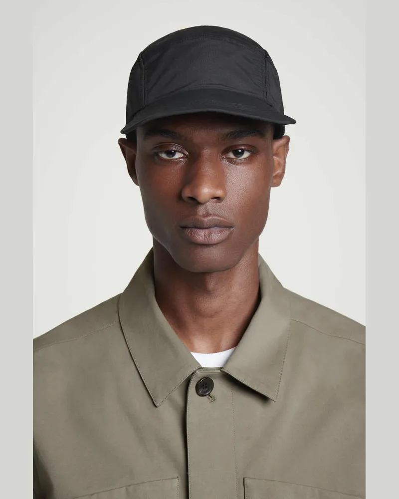 COS Basecap Aus Nylon Mit Mesh-Einsätzen Schwarz