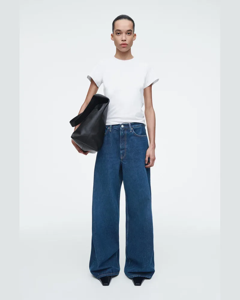 COS Pool Jeans Mit Weitem Bein Blau