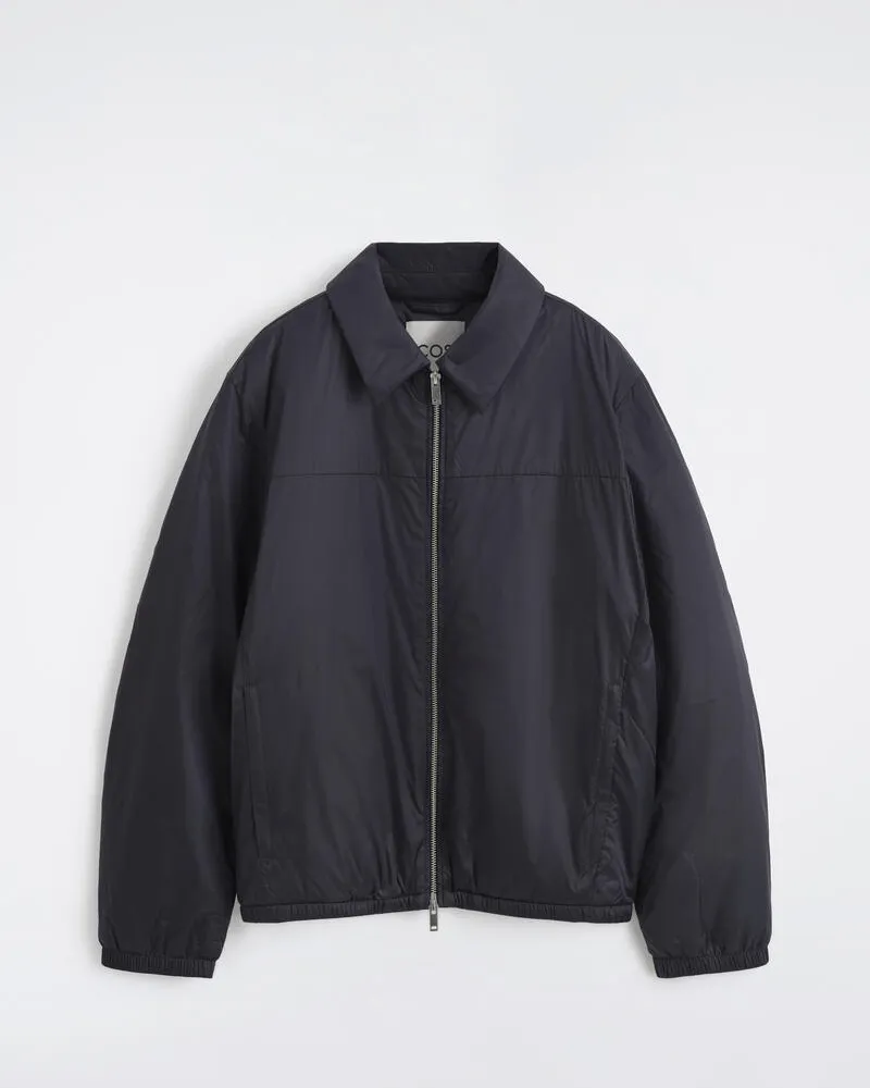 COS Bomberjacke Aus Nylon Mit Reissverschluss Blau