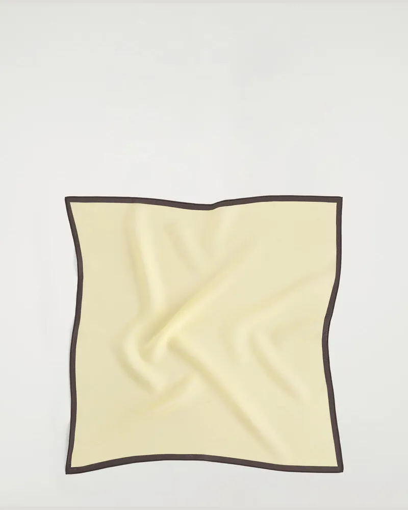 COS Silk-Organza Scarf Braun