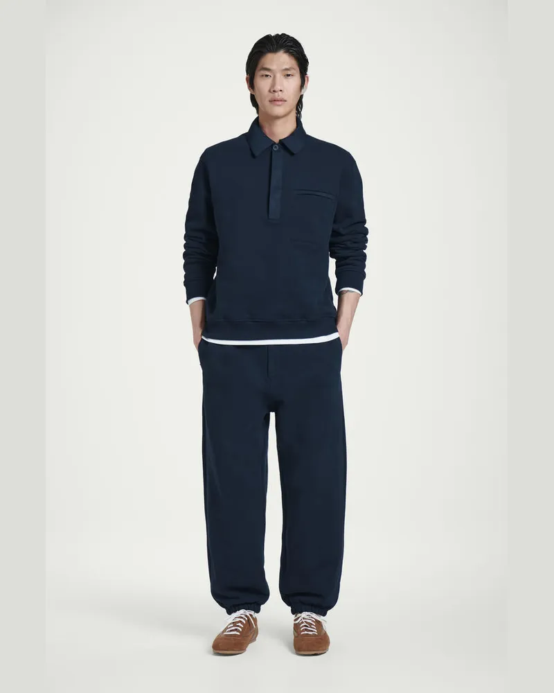 COS Jogginghose Aus Jersey Mit Geradem Bein Blau