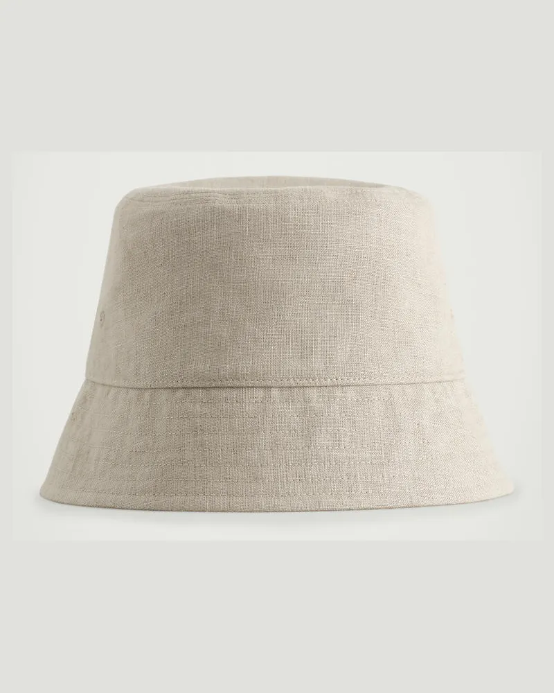 COS Fischerhut Aus Leinen Beige