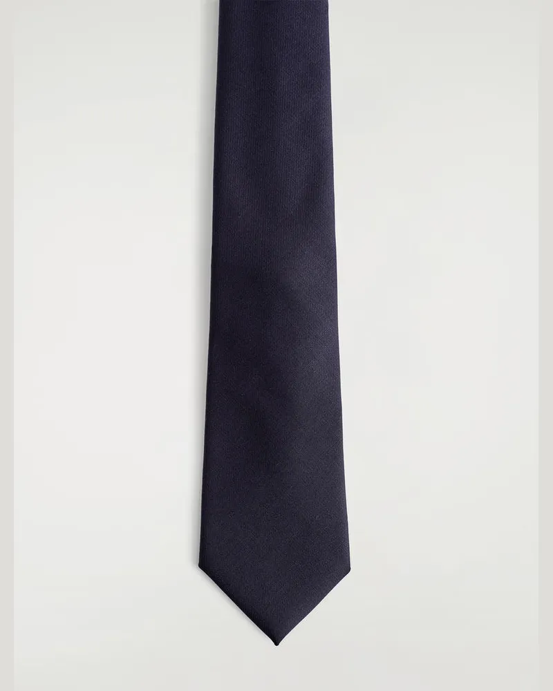 COS Wollkrawatte Blau