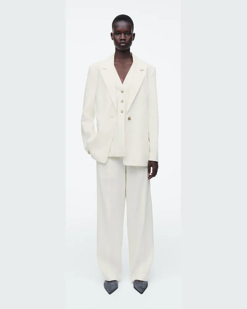 COS Elegante Leinenhose Beige