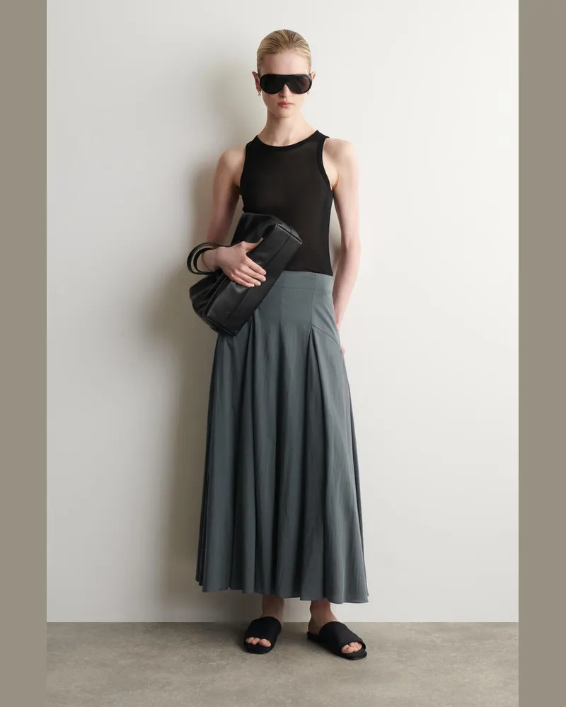 COS Maxirock In A-Linie Blau
