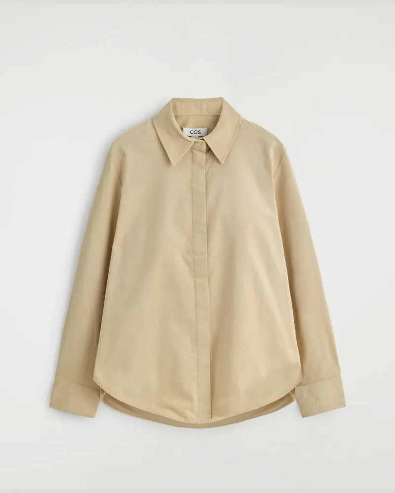 COS Cordhemd Beige