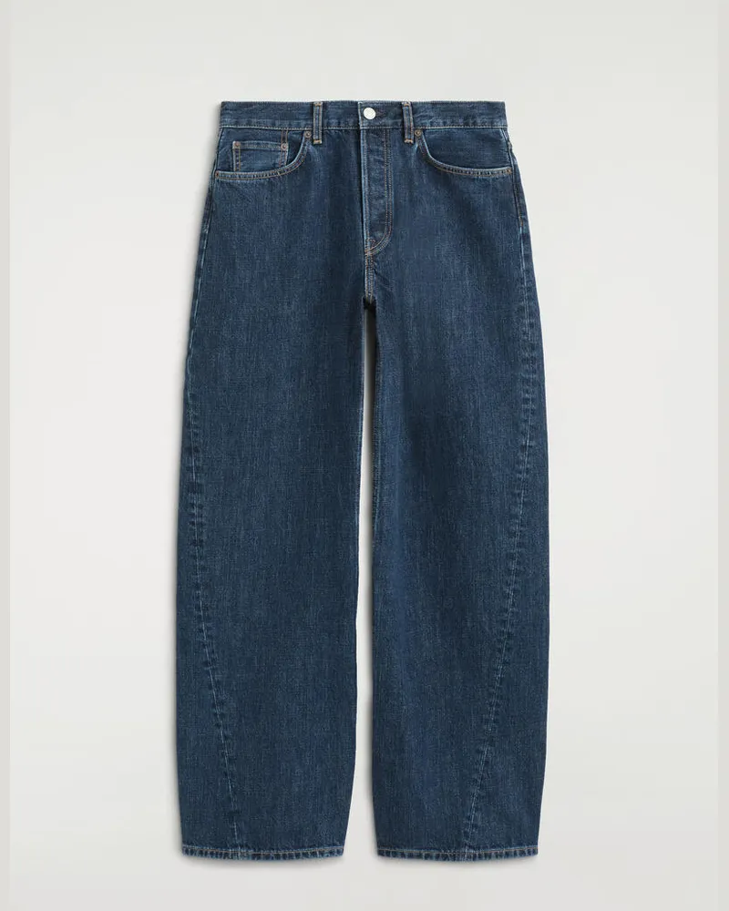 COS Facade Jeans Mit Geradem Bein Blau