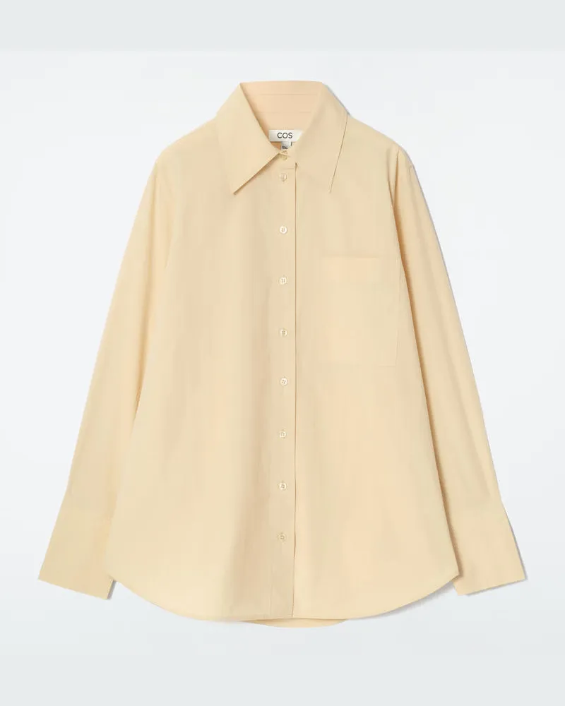 COS Elegantes Oversized-Hemd Gelb