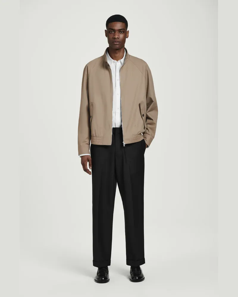 COS Wasserabweisende Harringtonjacke Beige