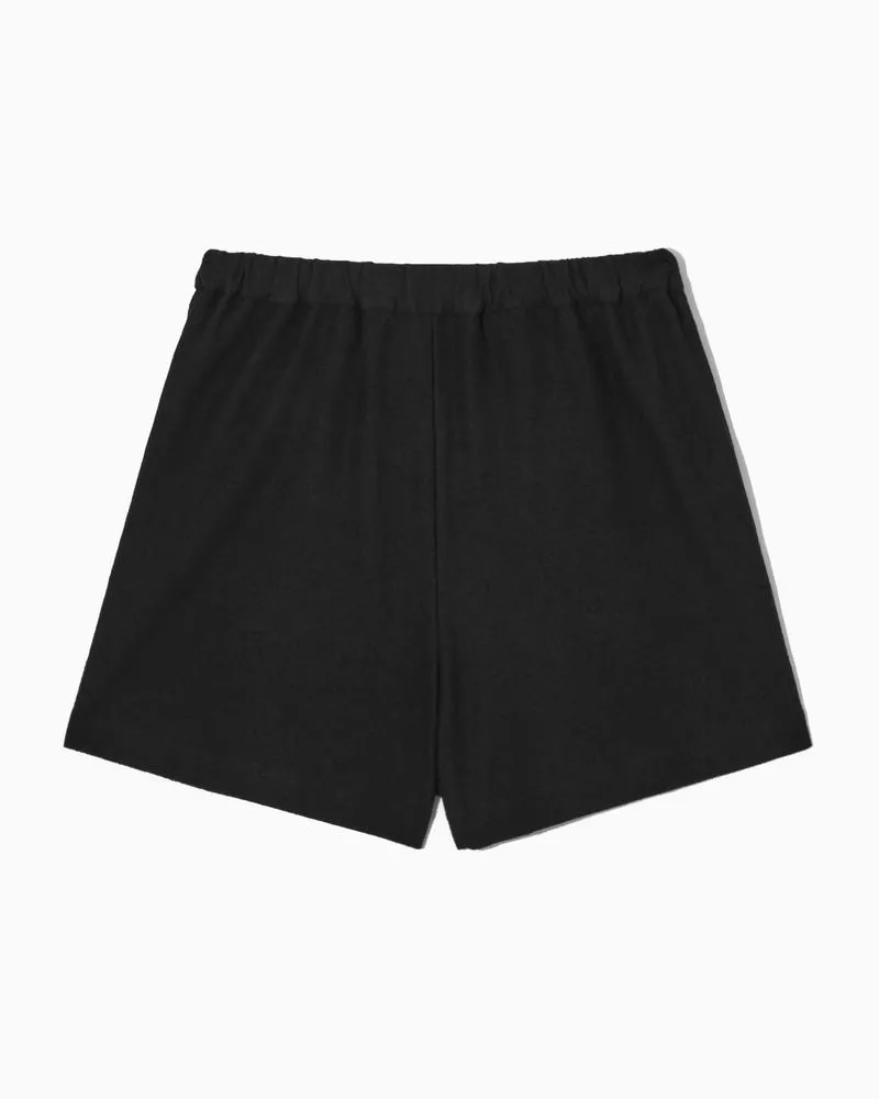 COS Shorts Aus Bouclé Schwarz