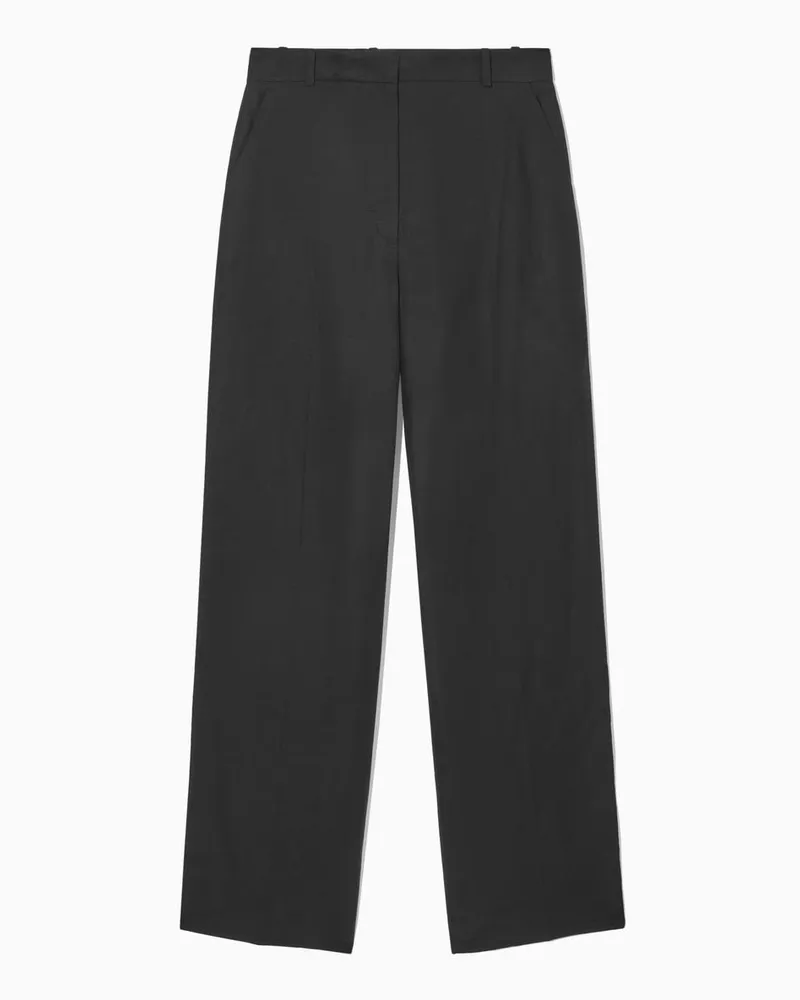 COS Elegante Hose Mit Geradem Bein Schwarz