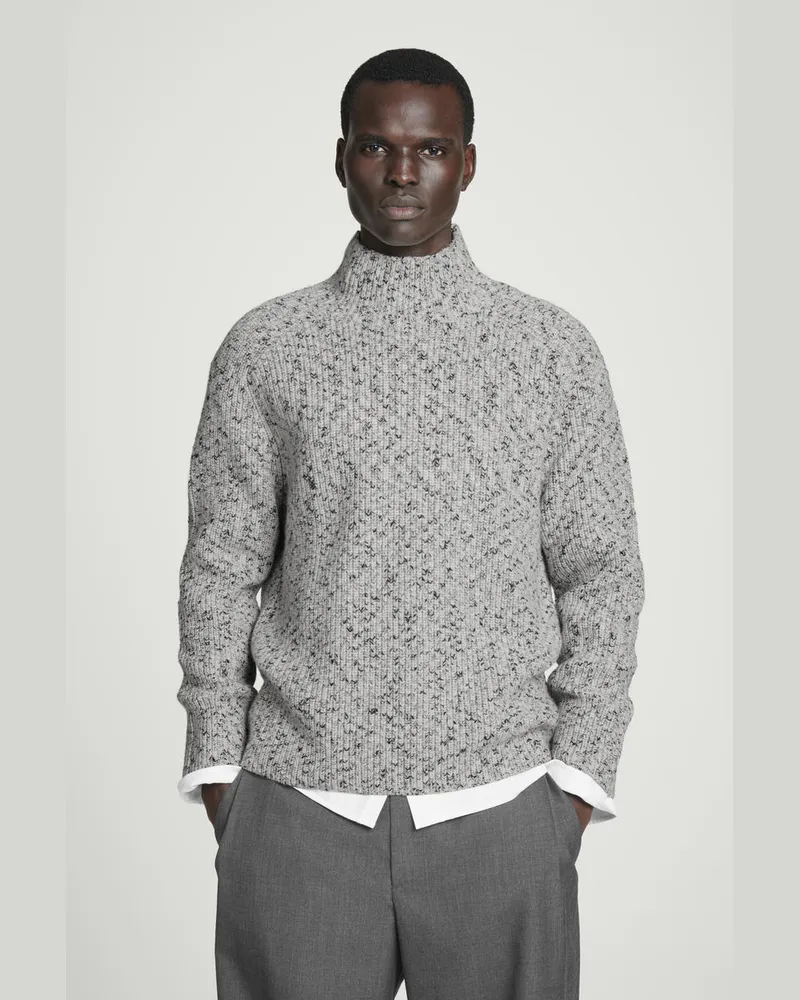 COS Wollpullover Aus Verzwirnter Wolle Mehrfarbig
