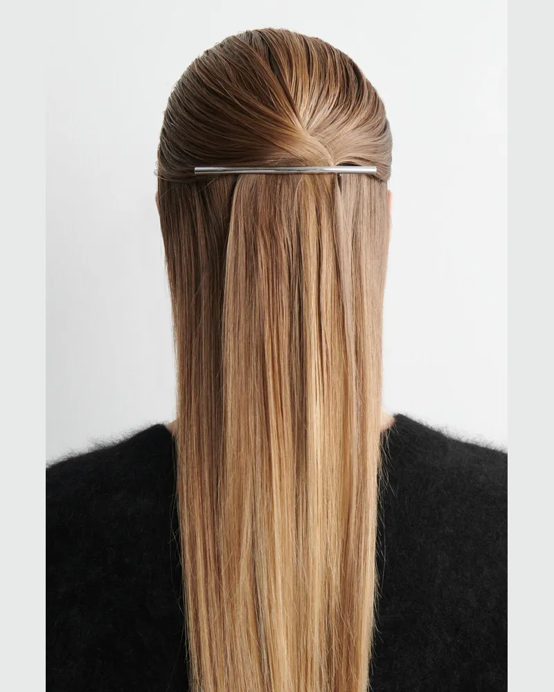 COS Schlichte Haarspange Silberfarben