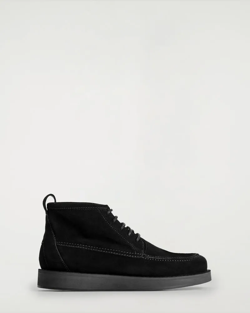 COS Desert Boots Aus Veloursleder Schwarz
