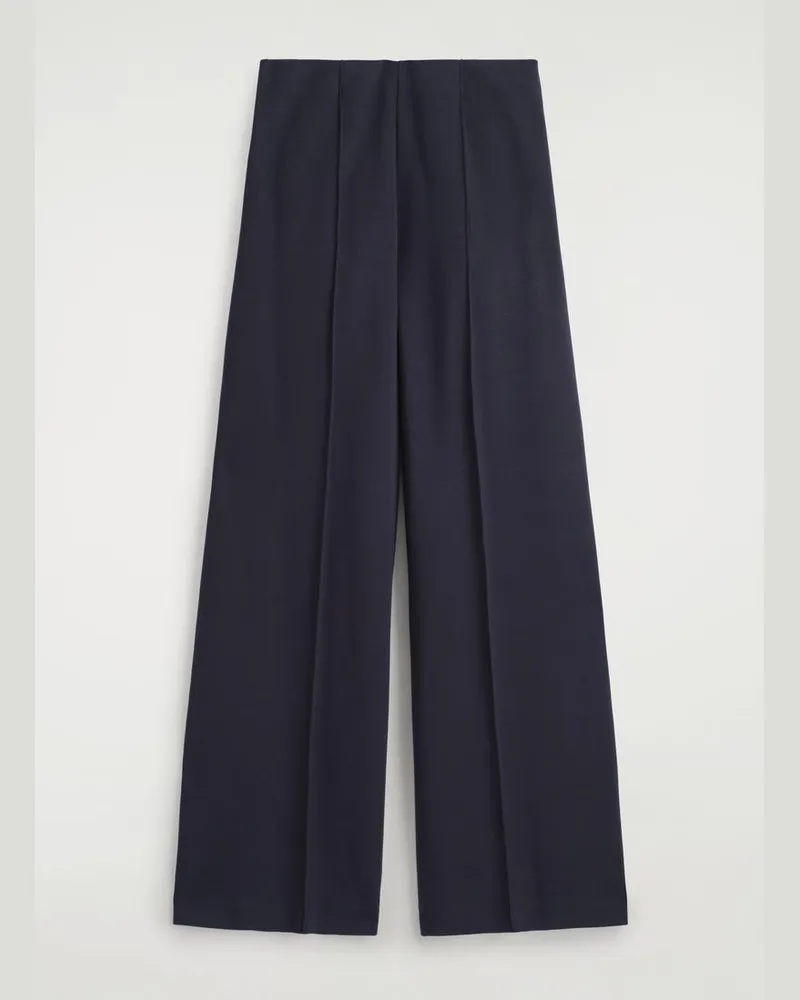 COS Hose Aus Modal Mit Weitem Bein Blau