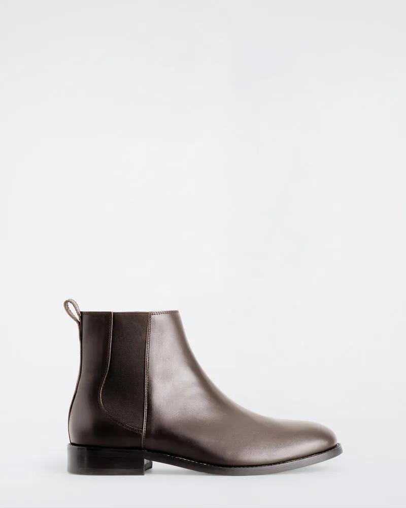 COS Chelsea-Boots Aus Leder Braun