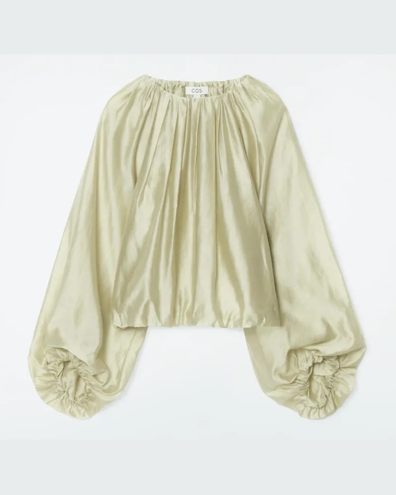 COS Voluminöse Bluse Beige