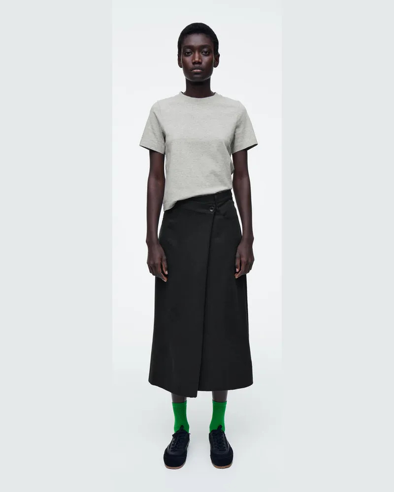 COS Socken Aus Pointelle-Strick Grün