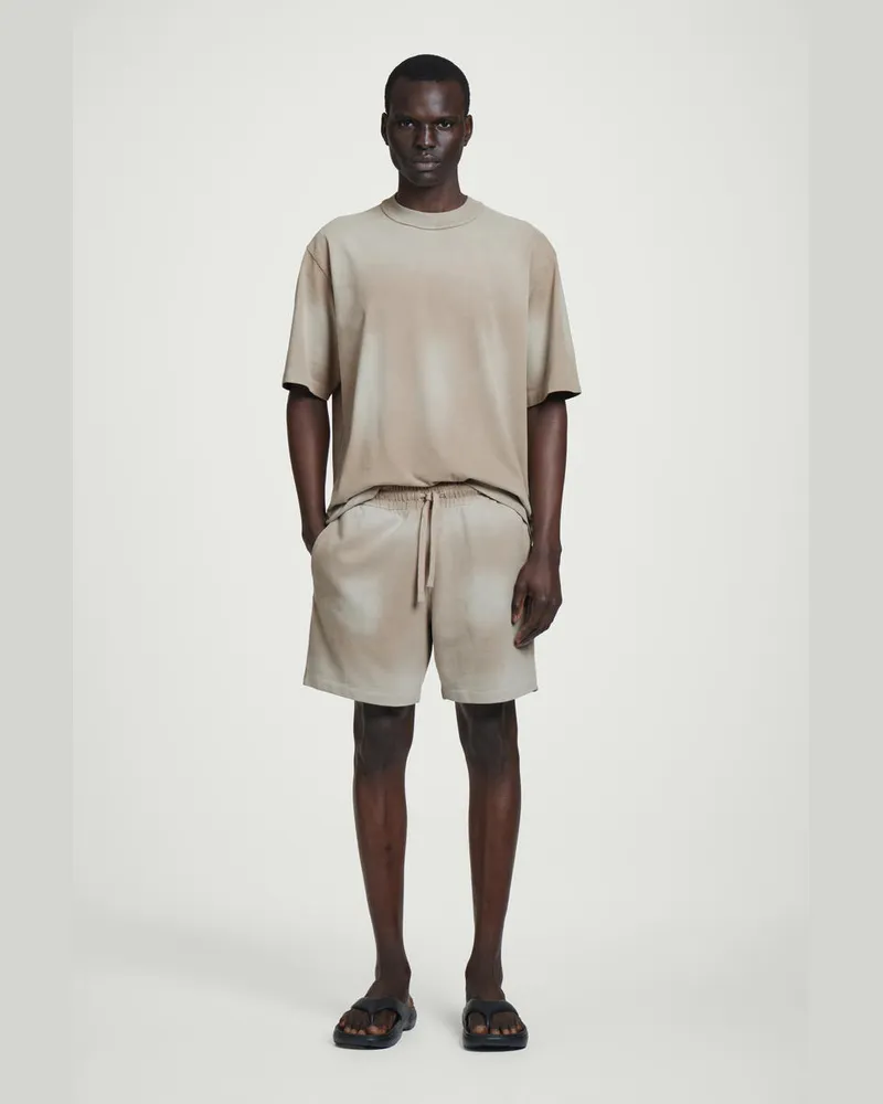 COS Shorts Aus Jersey Mit Kordelzugbund Beige