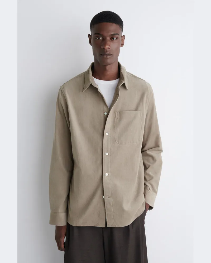 COS Lockeres Cordhemd Beige