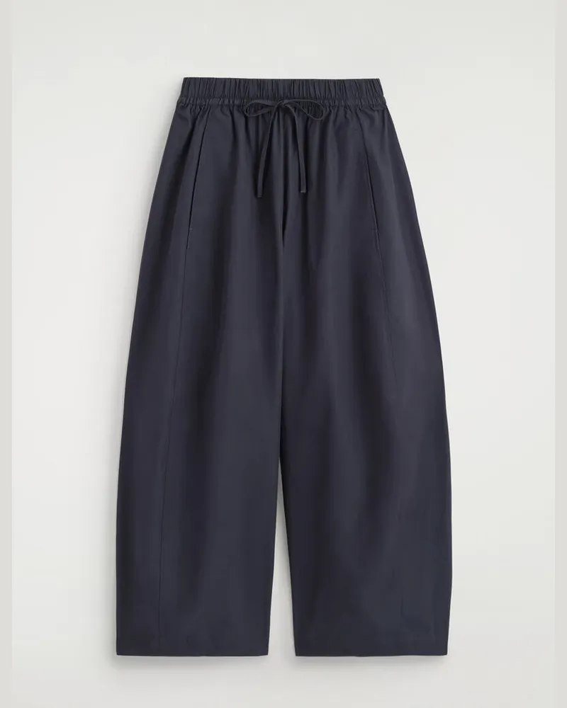 COS Hose Mit Barrel-Bein Und Elastischem Bund Blau
